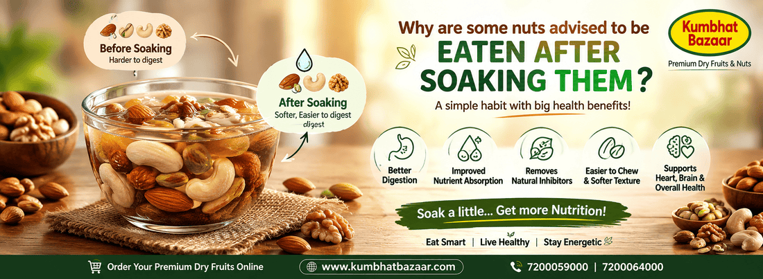  nuts advised to be eaten after soaking