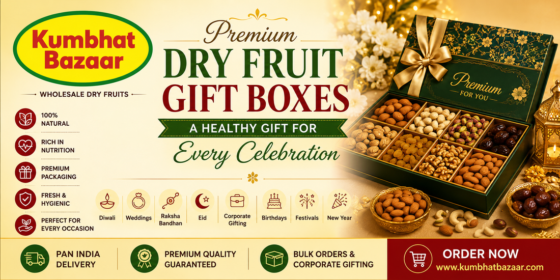 Premium Dry Fruit Gift Boxes – A Healthy Gift for Every Celebration