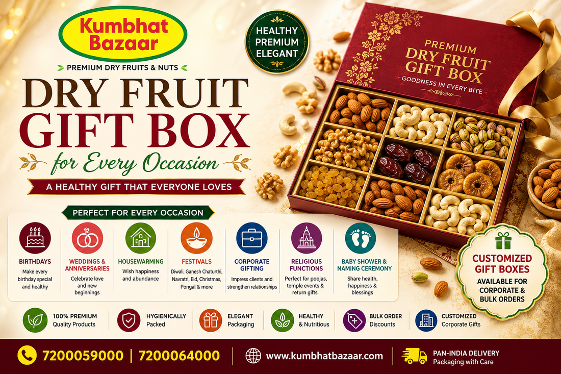 Dry Fruit Gift Boxes for Every Occasion – A Healthy Gift That Everyone Loves