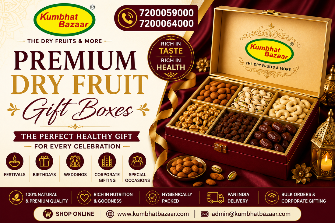 Premium Dry Fruit Gift Boxes – The Perfect Healthy Gift for Every Celebration