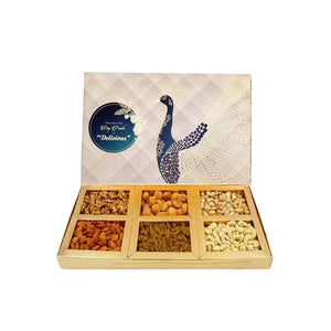 6 Compartment Cardboard Dry Fruit Box