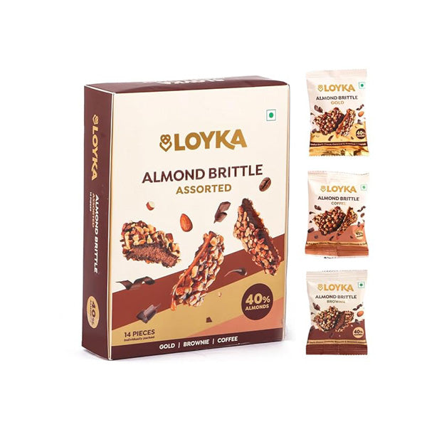 Almond Brittle Assorted 14 Pcs Box (Pack of 5)