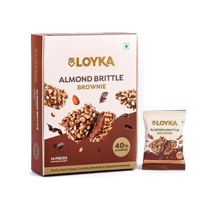 Almond Brittle Brownie 14 Pcs Box (Pack of 5)