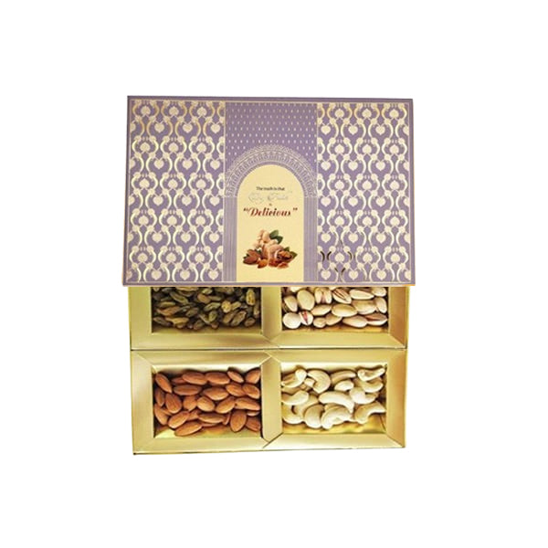 Delicious 4 in 1 Dry Fruits Box