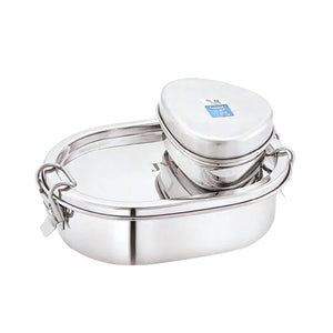Capsule Leak Proof Lunch Box (With Steel Container)