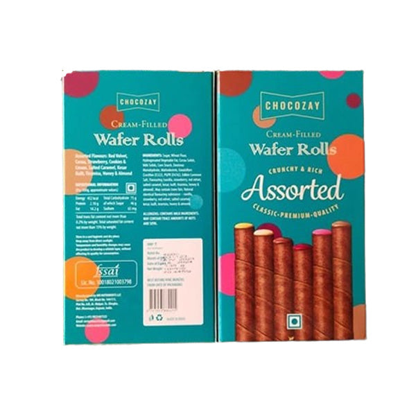 Chocozay Wafer Rolls (Pack of 10)