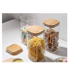 Glass Jar Air Tite Medium 1200 ml (2 Jar)