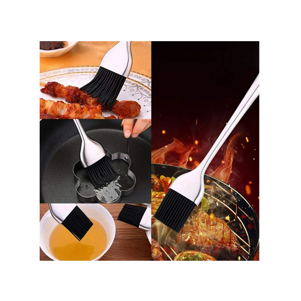 Oil Cooking Brush With Steel Handle