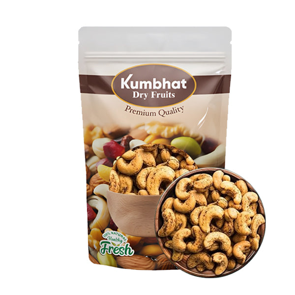 Organic Purify Premium Black Pepper Flavoured Roasted Dry Nut Cashew Snacks | Rich in Protein | Crunchy & Delicious Pack