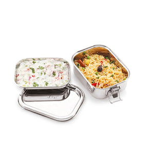 Rectangular Leak Proof Lunch Box (With Steel Plate)