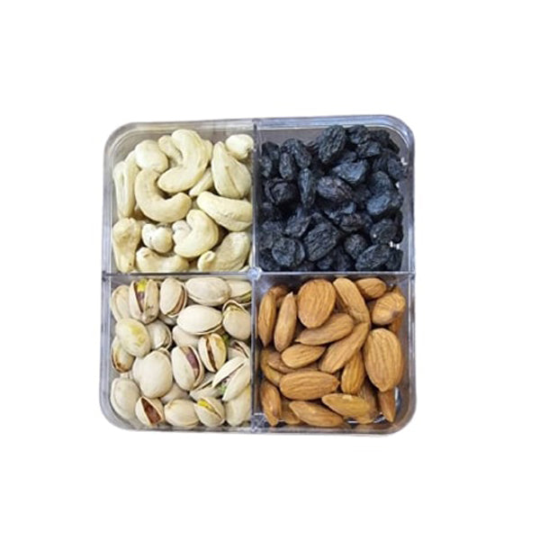 Square Crystal Dry Fruit Box
