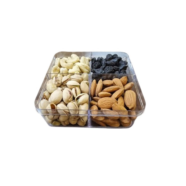 Square Crystal Dry Fruit Box