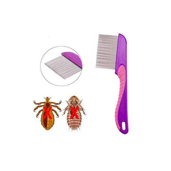 Stainless Steel Metal Teeth Remove Nits Brush