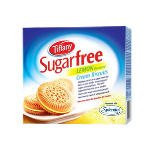 Tiffany Sugar Free Lemon Cream Sandwich Biscuits,162g (Pack of 10)