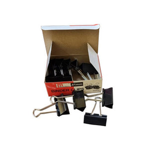 Premium Binder Clip Iron 41mm 12 PCS (pack of 3)