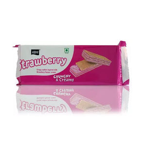 Wafer Biscuit Strawberry Creamy 65g (Pack of 10)
