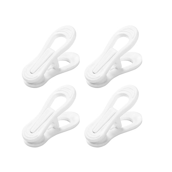 White Plastic Heavy Quality Cloth Clip 20 Pcs (Pack of 3)