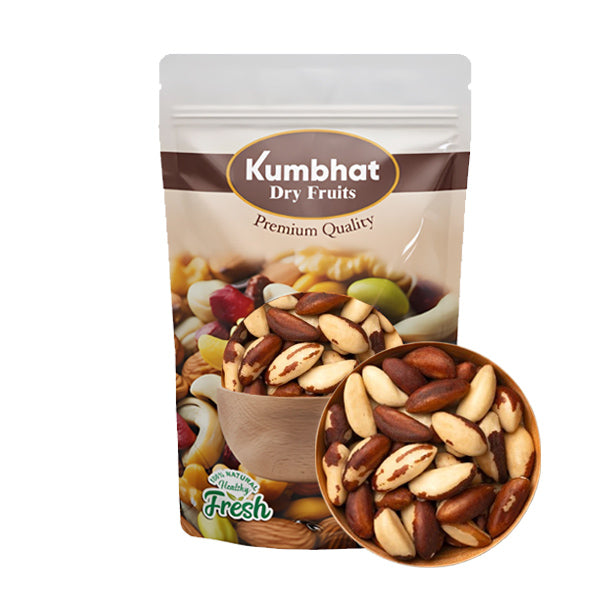Brazil Nuts , High in Selenium, Protein rich, Crunchy & Jumbo Brazilian nuts from kumbhat bazaar