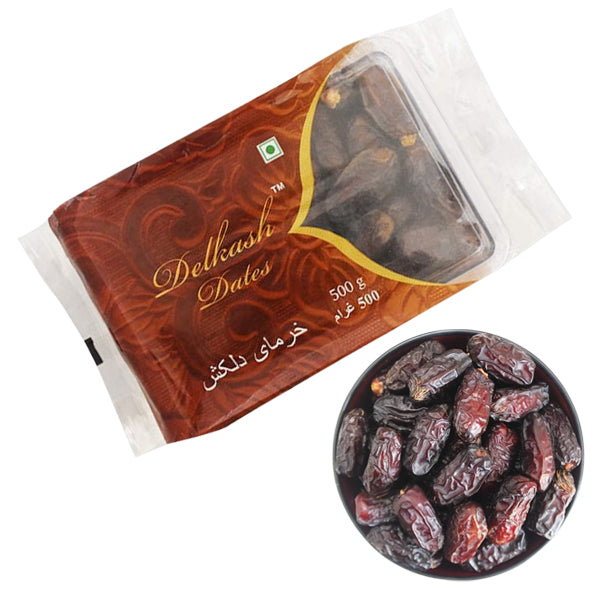 Dilkash HUb Fresh Ajwa Dates 500Gm | Ajwa Khajoor | Organic | Ajwa Dates Original,Madina Ajwa Dates,Original Ajwa Dates (500G)