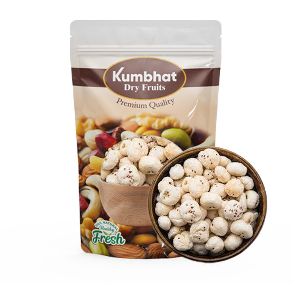 Makana (250gm) with 12 Vital Nutrients, Rich in Fiber, Naturally Fat-Free, Lotus Seeds for Eating, Large & Crunchy