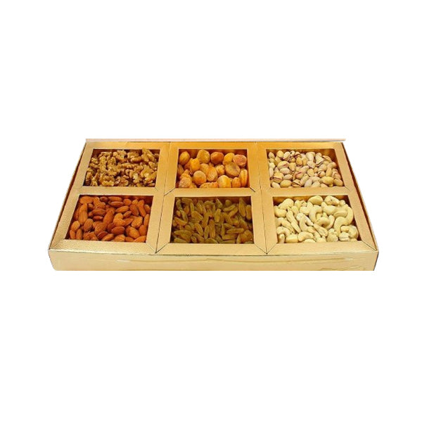 Yellow Designer Dryfruit Box