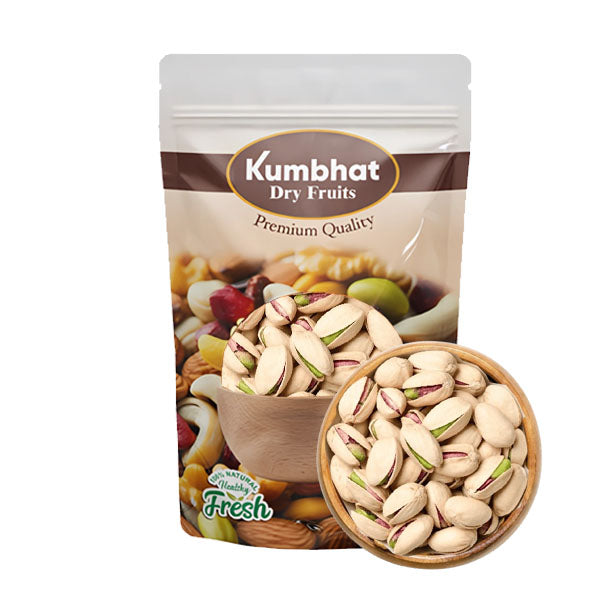 Pistachios Roasted & Salted, Pista, Rich In Protein, Phosphorus, & Dietary Fibre, Premium Nuts & Dry Fruits, Crunchy & Delicious Healthy Snack