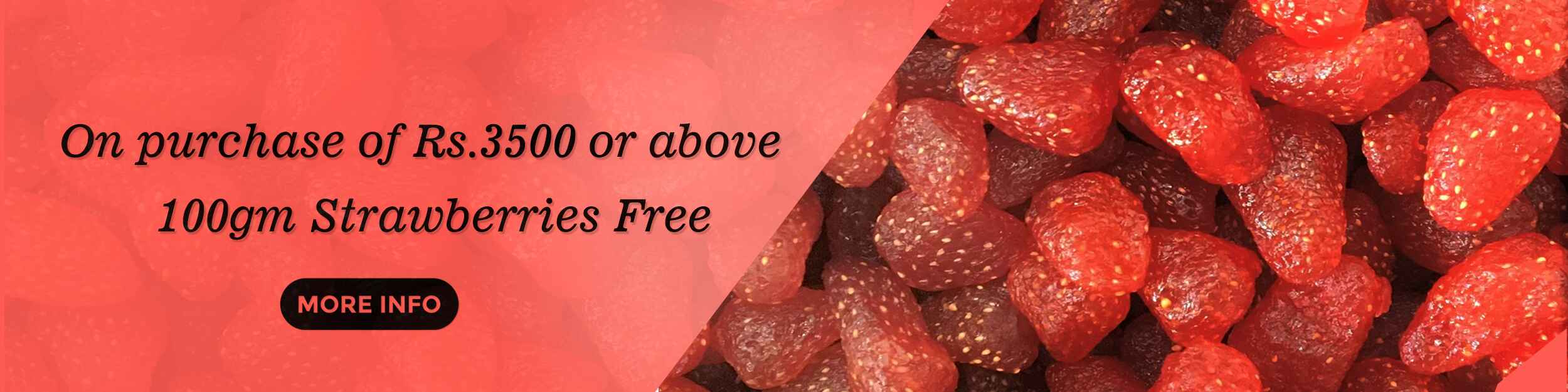 Strawberries free banner