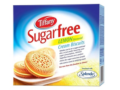 Tiffany Sugar Free Lemon Cream Sandwich Biscuits,162g