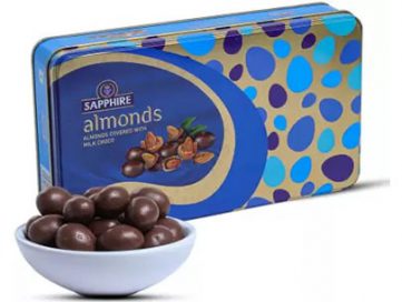 Sapphire Almonds Covered With Milk Choco...