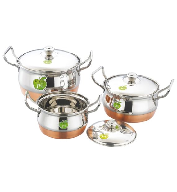 Armor Pot – Copper Bottom 1*3 Set