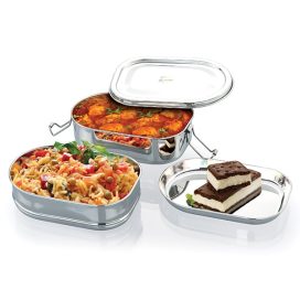 JVL Stainless Steel Kar Lunch Box