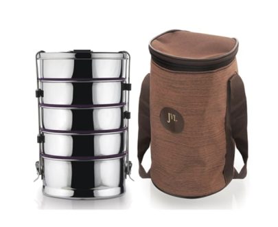 Round Leakproof Tiffin Carrier (Pentamerous)