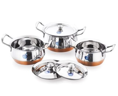 Classic Pot – Copper Bottom 1*3 Set