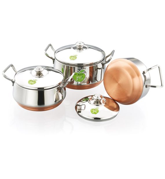 Elite Pot – Copper Bottom 1*3 Set