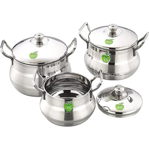 Flame Pot – Silver Touch 1*3 Set