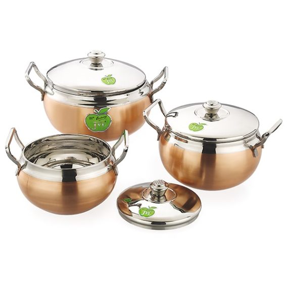 Globe Pot – Full Copper 1*3 Set