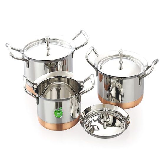 Normal Pot – Copper Bottom 1*3 Set