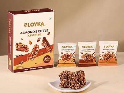 Almond Brittle Assorted 14 Pcs Box