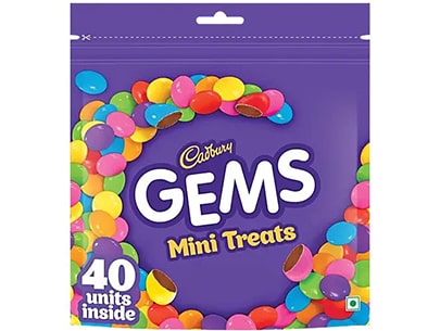 Cadbury Gems Minis Treats, 126.4 g