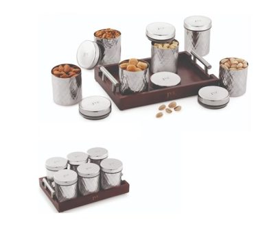 Jvl Woodlawn Dry Fruit Set DESIGNER (Set of 6)